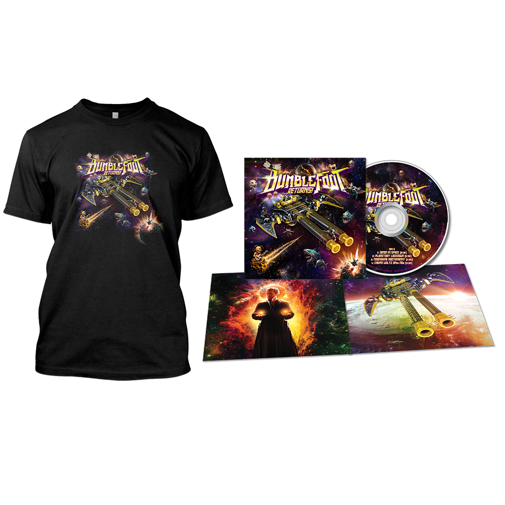 ...Returns! CD + Shirt Bundle